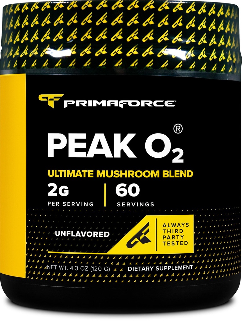 PrimaForce Peak O2 Workout Supplement, 120 Grams - Proprietary Blend, Non-GMO, Vegan och Gluten Free
