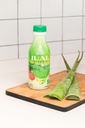JUAL 100% Pure Organic Aloe Vera Juice - Zero Sugar, Aloin-Free - Naturlig smak - Vegan Detox Functional Beverage - 16,7 Fl Oz (500ml)