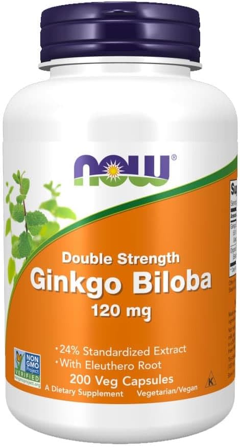 Nu livsmedel Ginkgo Biloba 120mg 200 Vcaps