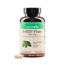 NatureWise 5-HTP 200mg Supplement från Griffonia Seeds med Cofactor Vitamin B6 - Mood Support och Natural Sleep Aid för vuxna - Försenad frisättning, Vegan - 60 greve[2-månaders leverans]