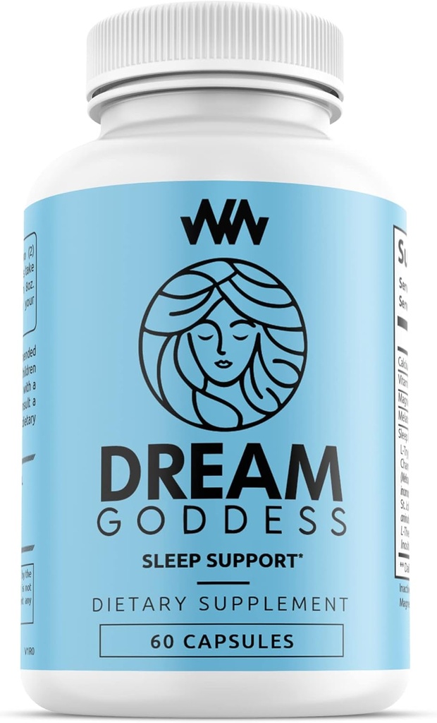 Kvinnors Sleep Support Supplement | Kvinnlig Specifik Slappningssömnhjälp | Dröm Gudinna | Calm Mind | Förbättra Rest Support Vitamin