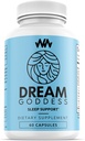 Kvinnors Sleep Support Supplement | Kvinnlig Specifik Slappningssömnhjälp | Dröm Gudinna | Calm Mind | Förbättra Rest Support Vitamin