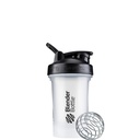 BlenderBottle Classic V2 Shaker Bottle Perfekt för Protein Shakes och Pre Workout, 20-Ounce, Clear / Black