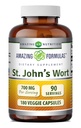 Fantastiska formler St John's Wort Supplement (Hypericum Perforatum Extract) | 700 Mg per servering | Veggie Capsules | Gluten Free | Non-GMO | Made in USA (1 Pack | 180 Count)