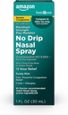 Grundläggande vård Ingen droppe Severe 12 timmars Nasal Decongestant Pump Mist, Steroid Gratis, Maximal Styrka Plus Menthol 1 fl oz (Pack av 1)