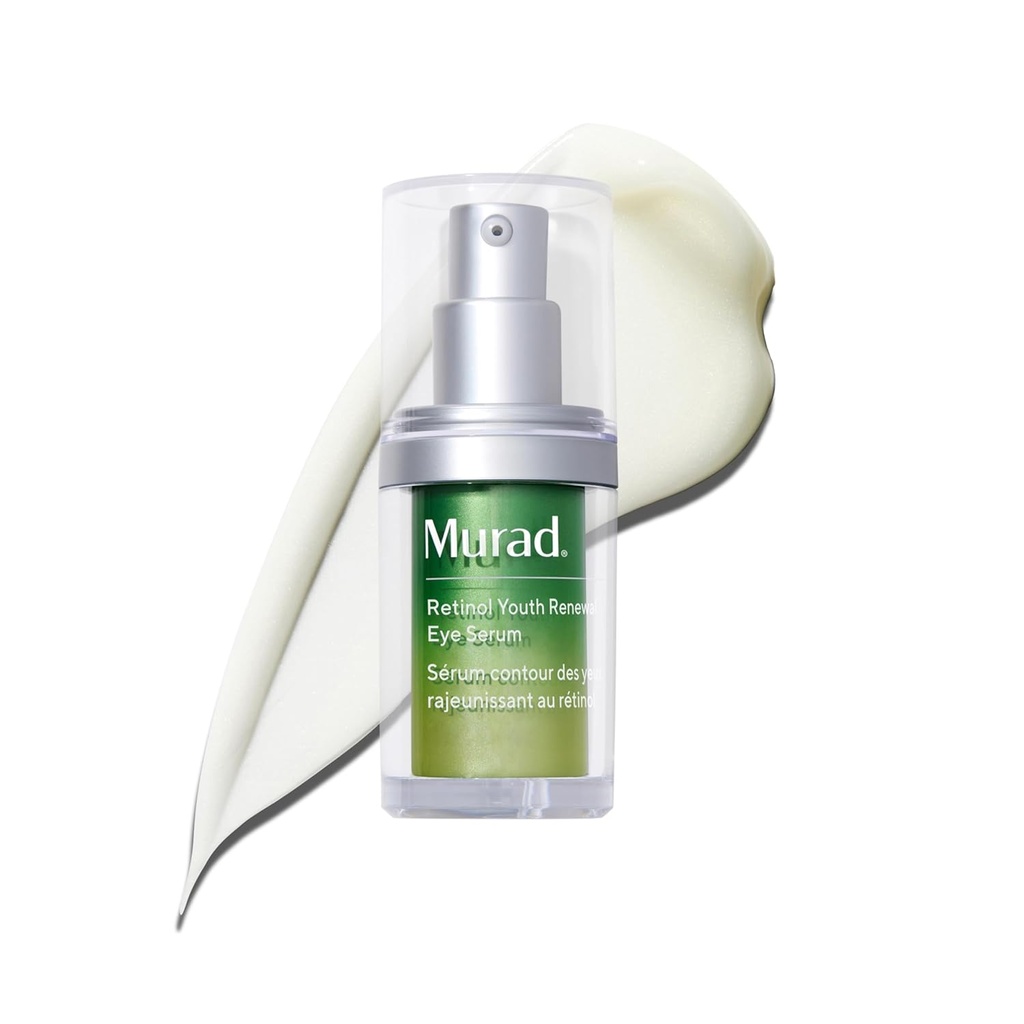 Murad Retinol Youth Renewal Eye Serum - Retinol Eye Serum Förbättrar Undereye Puffiness Dark Circles och minskar utseendet på fina linjer, Gentle Enough för Nightly Use - 0,5 oz