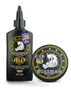 Bossman Jelly Beard Oil för Män & Beard Balm för Män Combo - Gold Scent