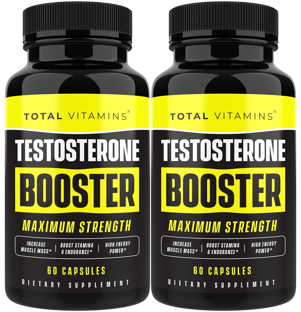Testosteron Booster - Testosteron Supplement för män - Manliga förbättrar kosttillskott - Testosteron Booster för män Alpha piller för Test Boost Max Muscle Growth, Libido, Energy och Stamina Pills