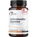 Design för hälsa ArthroSoothe Supreme - Gemensamt stöd tillskott för vuxna med glukosaminsulfat, Quercetin, Green Lipped Mussel, MSM, Chinese Skullcap + More - Non-GMO (120 kapslar)