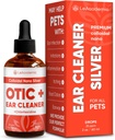Hund öron renare OTIC + lösning | Hund öroninfektion behandling | Silver renare & klorhexidin tvätta för katt i droppar | Hjälper med otiska irritationer och kläckningar i husdjur | 2 Oz