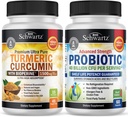 Gurkmeja Curcumin 1500mg 45 greve + Probiotisk 40 miljarder CFU 60 greve