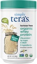 helt enkelt tera's Lactose Free Organic Whey Protein Powder - Lactose Free, Vanilla, 20g Protein Per Serving, Non-GMO, Gluten-Free, rBGH-Free, Kosher - 12 Oz.