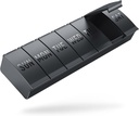 Barhon Pill Organizer Large, Weekly Medicine Pill Organizers, 7 Day Pills Box Case Travel för Big Vitamin Supplements Fish Oil, Black