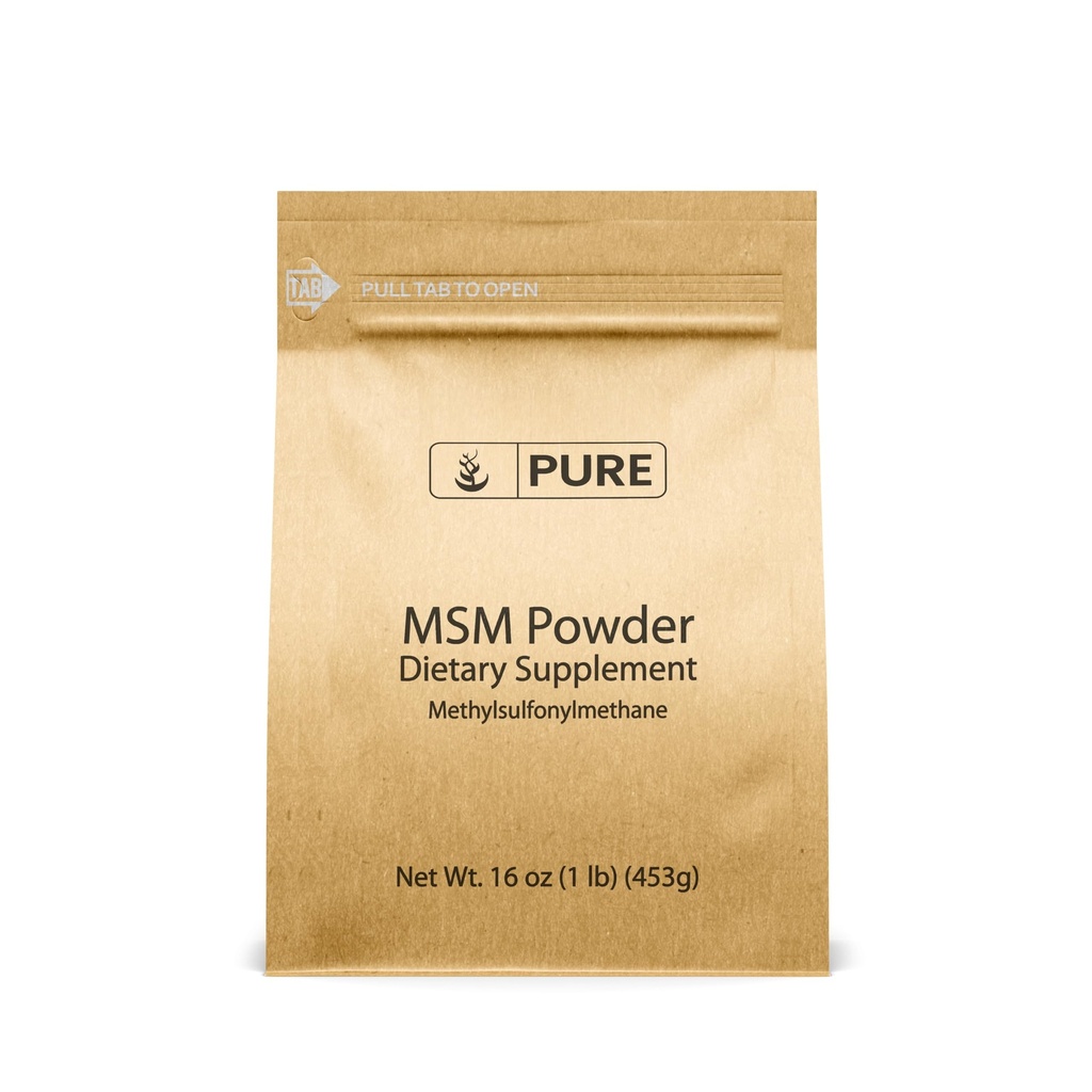 PURE ORIGINAL INGREDIENTS Methylsulfonylmetan (1lb) MSM, Natural Sulfur Dietary Supplement