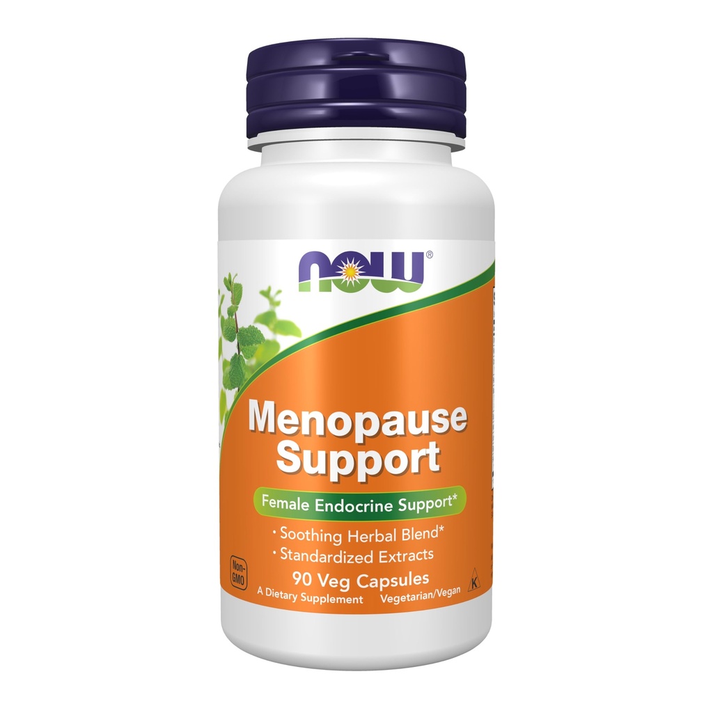 NU Supplements, Menopause Support, Blend innehåller standardiserade växtbaserade extrakt och andra näringsämnen, 90 Veg Capsules