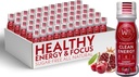 Firesome Organics - Sugar Free Energy Shots Extra Strength Natural & Healthy Energy Drinks - Plant-Based Energy Supplements w / vitamin B12 Lion's Mane & Yerba Mate - Cherry Pomegranate Flavor 48 Pack
