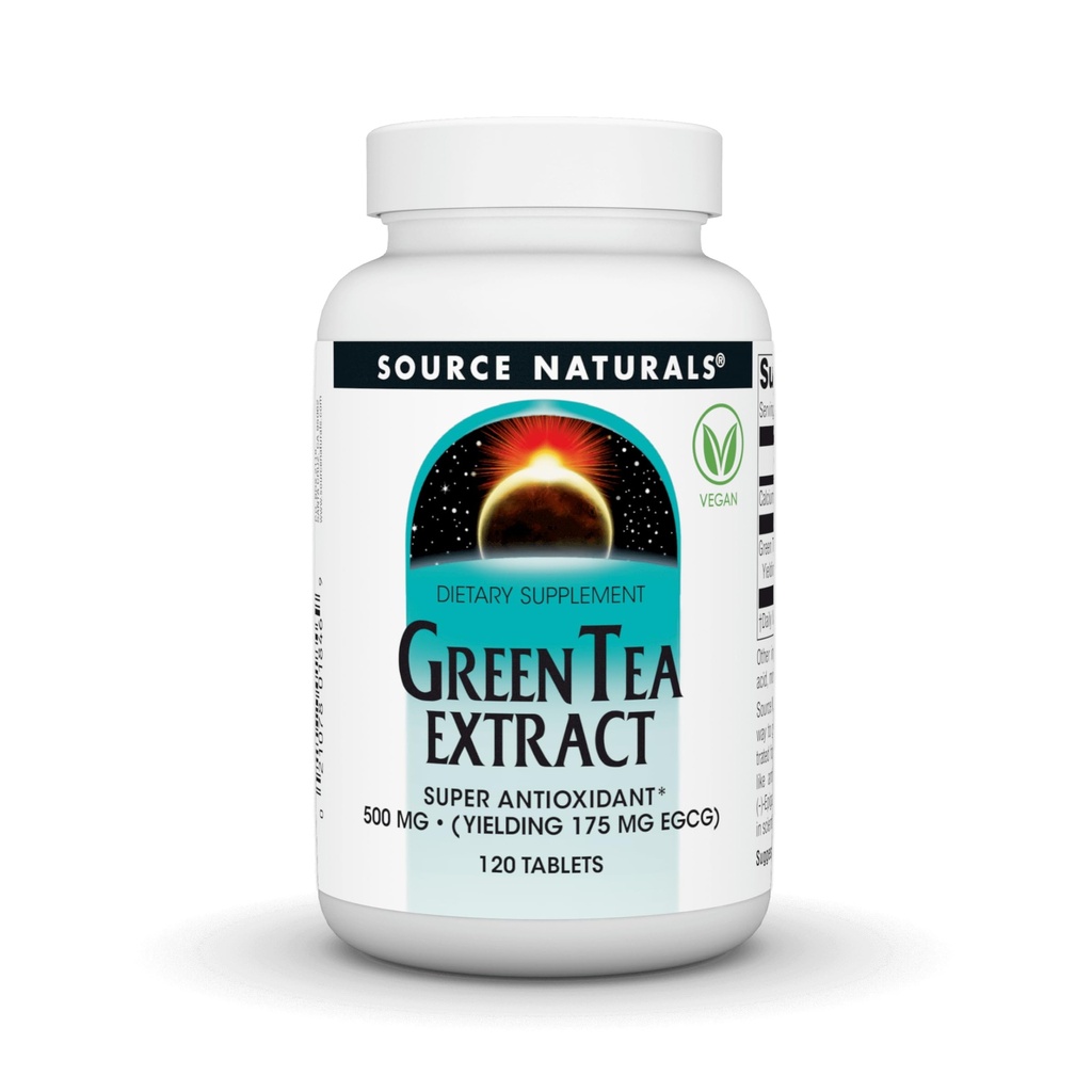 Källa Naturals Green Tea Extract 500 mg Super Antioxidant - 120 tabletter
