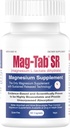 Extended Release Magnesium Laktatleverans för 10x Bättre Absorption-Mag-Tab SR (Sustained Release) 60 Count-Supports Sleep, Muscle Cramps, Magnesium Deficiency Health Issue (60)