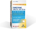 Glenmark Maximal Styrka Famotidin tabletter, 20 mg, Acid Reducer för Heartburn Relief, 85 greve