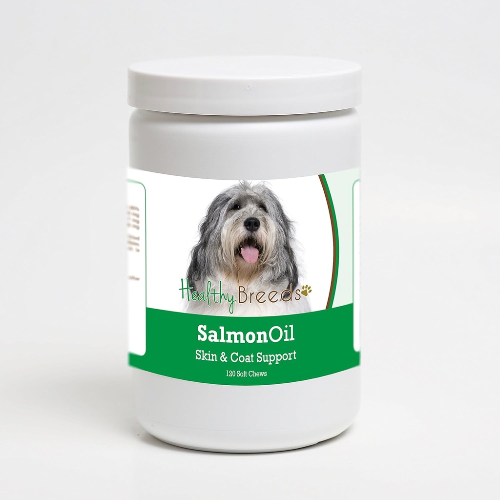 Hälsosamma raser polska Lowland Sheepdog Salmon Oil Soft Chews 120 greve