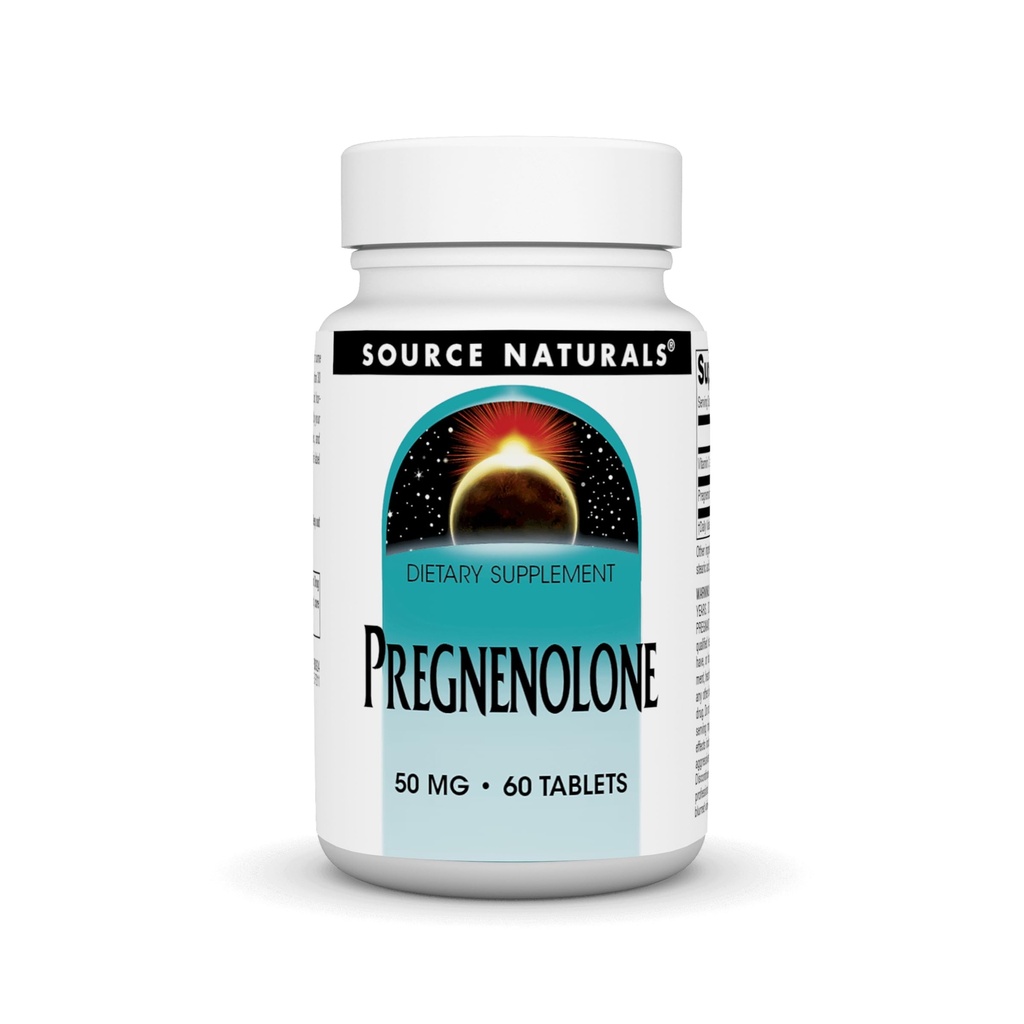 Källa Naturals Pregnenolone * 50mg - 60 tabletter