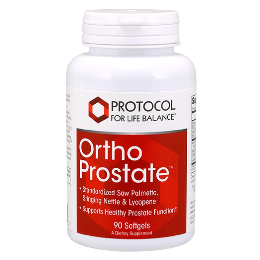 Protokoll Ortho Prostate - Mäns Prostate Health Supplement* - med Saw Palmetto Extract, Sting Nettle Extract & Zink Gluconate - 90 Softgels