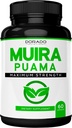Muira Puama Root Extract 1000mg för män och kvinnor - Premium kapslar - 60 greve - Zero Fillers - Tredje Pary Tested - Gluten Free & Non-GMO - USA Made - Kvalitetsgaranti - Testad för styrka och renhet