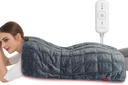 Comfytemp Weighted Heating Pad 17 "×33" för Back & Cramps, Extra Large Electric Heat Pad, födelsedagsdagar Gåvor för Mamma Kvinnor Män Pappa, Full Body Heated Pad, Deeper Muscle & Pain Relief