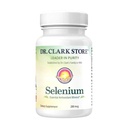 Dr Clark Selenium Supplement 200 Mcg - Dietary Capsules med Essential Mineral - Förbättrar sköldkörtelfunktion, immunstöd - 100 kapslar