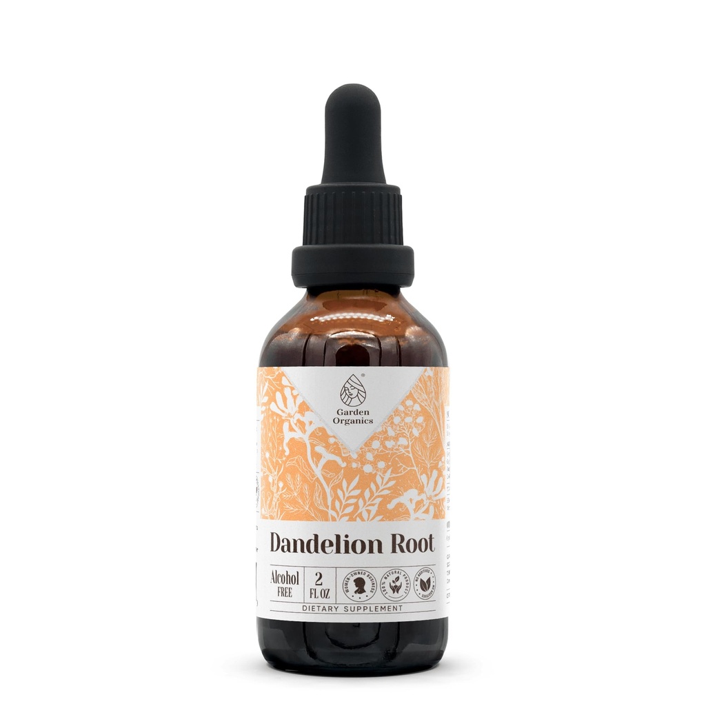 Dandelion Root Alcohol-Free Natural Tincture Extract, Immune System Booster, Liquid Drops Made från 100% Dandelion (Taraxacum officinale) Dried Root (2 fl oz)