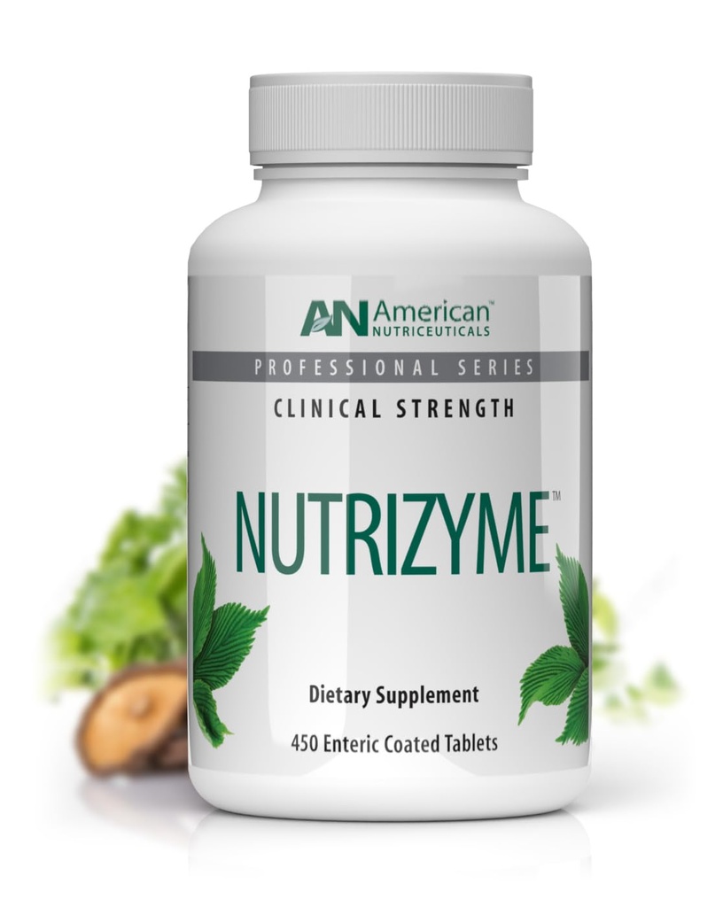Vitalitet C American Nutriceuticals - Nutrizyme-proteolytiska enzymer för återhämtningsstöd - stöder läkningsprocesser, cirkulation, immunitet - Bolsters Digestion - 450 kapslar / 5 månaders leverans