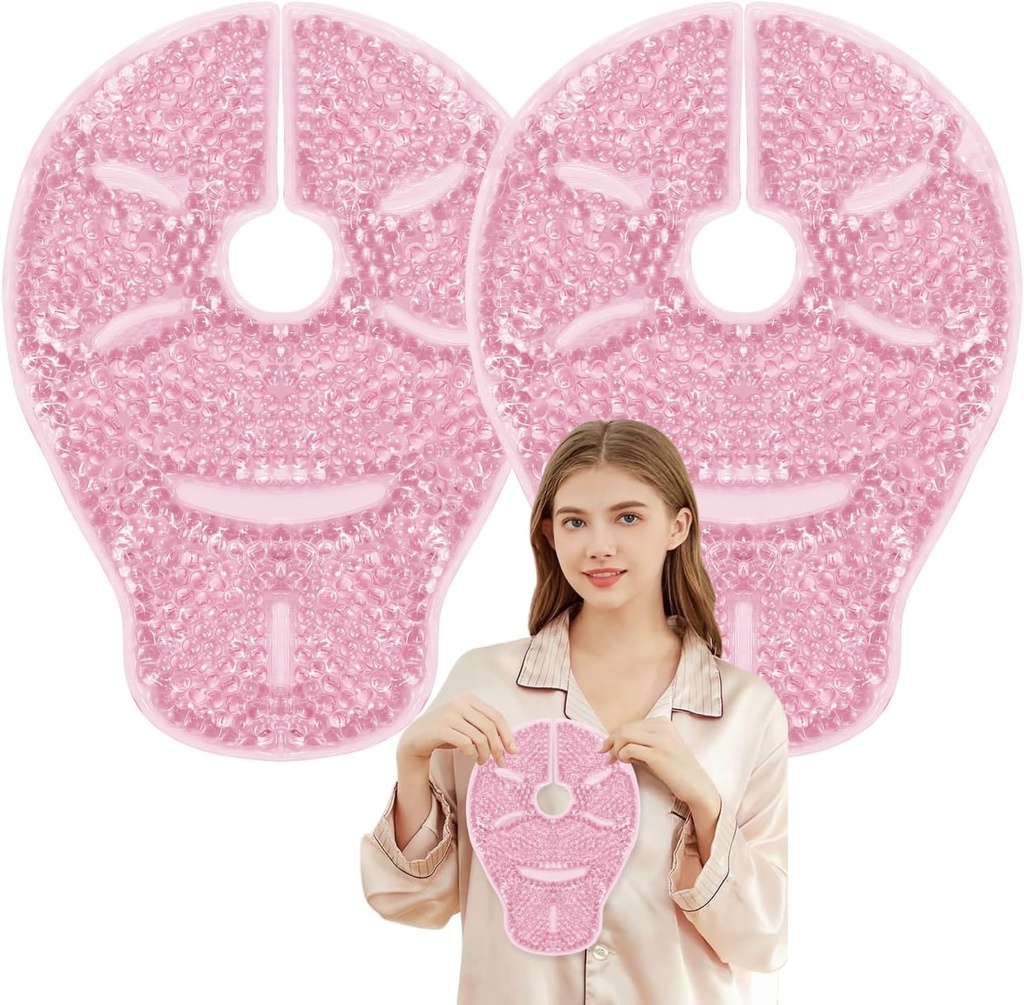 Bröstterapi Ice Packs Large Hot Cold Breast Pads, Nipple Cooling Gel Pads för igensatt mjölk Duct Relief, Engorgement, Breast Augmentation Surgery, Breastfeeding Essentials för nya mammor, 2 Pack