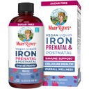 MaryRuth’s Prenatal Postnatal Iron Liquid | Iron Supplement for Prenatal & Postnatal | with Ferrochel | Red Blood Cell Production | Sugar Free | Vegan | Non-GMO | Gluten Free | 15.22 Fl Oz
