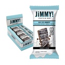 JiMMYBAR! - Cookies N Cream Protein Bars 19g Protein Bar - 7g Low Sugar - 12 greve - 58g Health Bars - Funktionell Snack med riktiga livsmedelsingredienser - Hand-Drizzled Chocolate - Tillverkad med riktiga jordnötter