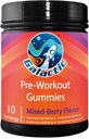 Galaktiska Pre-Workout Gummies, All Natural, 250mg Koffein, Beta-Alanin, L-Citrulline, L-Theanin, Chromium Picolinate, 10 portioner