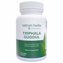 Tattvas Herbs Triphala Guggul Herbal Supplement, Ayurveda Herbal Supplements, Digestive Health and Support, Organic Triphala Capsules, 120 Count, 25 Years of Premium Service
