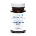 MethylPro L-Methylfolate 7,5 mg - Stöder en hälsosam tankegång - Aktiv folat för metyleringsstöd och biokemiska reaktioner - Mycket biotillgänglig - Flexibel dosering - 30 portioner - 30 kapslar