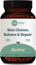 Ruvade SkinTrio - Neem Supplement med organiskt Neem Extract & Amla, Skin & Microbiome Support Supplement - 60 Vegetariska kapslar (1 greve)