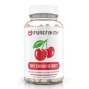 PUREFINITY Tart Cherry Capsules - Uric Acid Flush & Cleanse för att stödja Joint & Muscle Comfort med Raw Extract, Non-GMO, Gluten Free, Vegan - 30 Count (1 Månadsförsörjning)