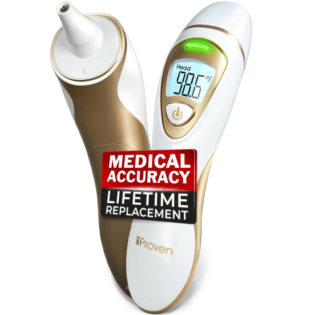 iProvèn Pro Series | Ear Thermometer med Non-Touch Forehead Function | Överlägsen noggrannhet för vuxna, barn, barn | Premium Digital termometer för vuxna och alla åldrar