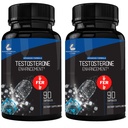 Farmacist Rekommenderad 2 fer 1 Erbjuder 180ct Testosteron Booster Enhancement av Research Labs. Öka Lean Muscle Energy Strength. Saw Palmetto, Tribulus, Tongkat Ali, Horny Goat Weed, Zink