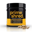 PrimeShred: Fat Burner för Män, Natural Appetite Suppressant, Thermogenic Workout Metabolism Booster & Energy Supplement, Weight Management w/Green Tea, Caffeine L-Carnitine, Vegan & Soy-Free, 90 Caps