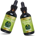 Go Nutrients Nascent Iodine & Thyroid Support Dietary Supplements High Potency Liquid Drops Non-GMO GlutenFree Iodine Edge för att öka Metabolism Förbättra Skin & Stop Hair Loss & Öka nivåer av jod