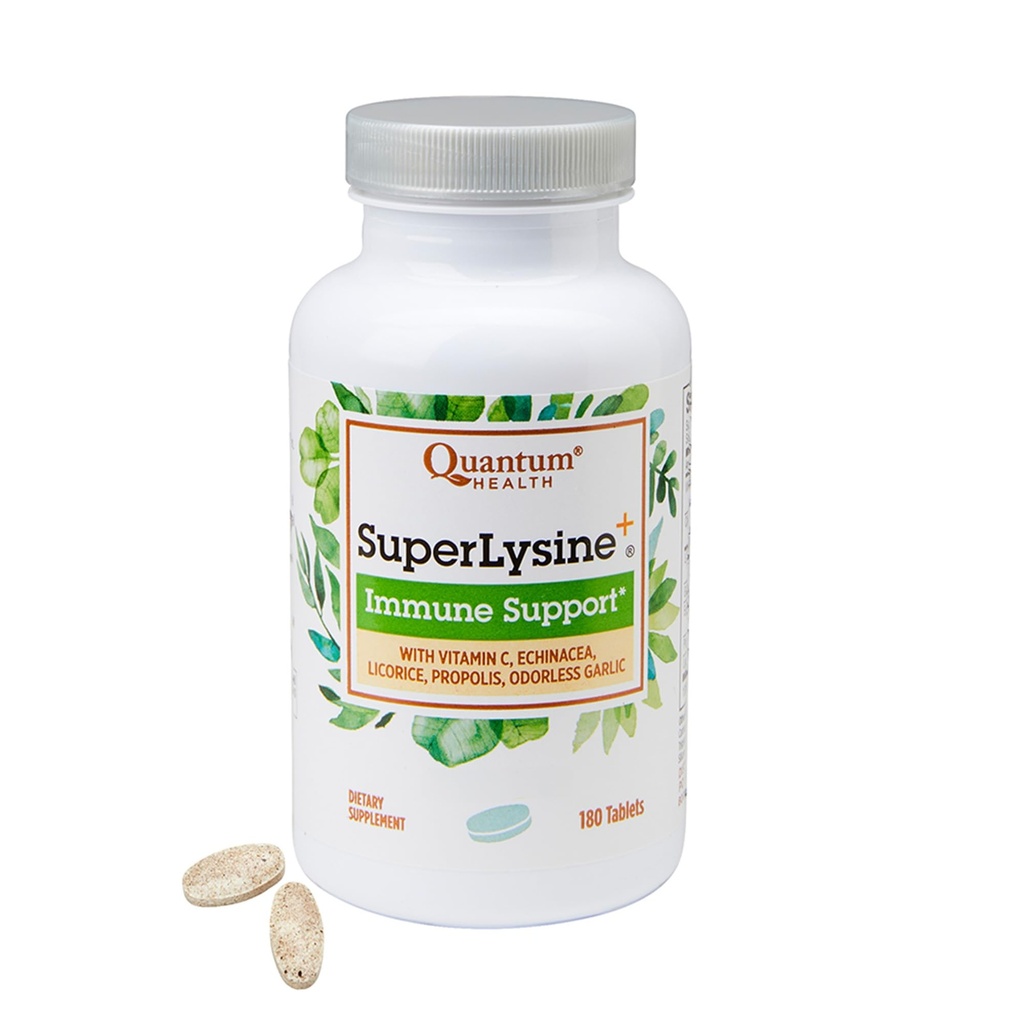 Quantum Amino Acid Super Lysine Plus Tablet - 180 tabletter per Pack - 3 per fall.