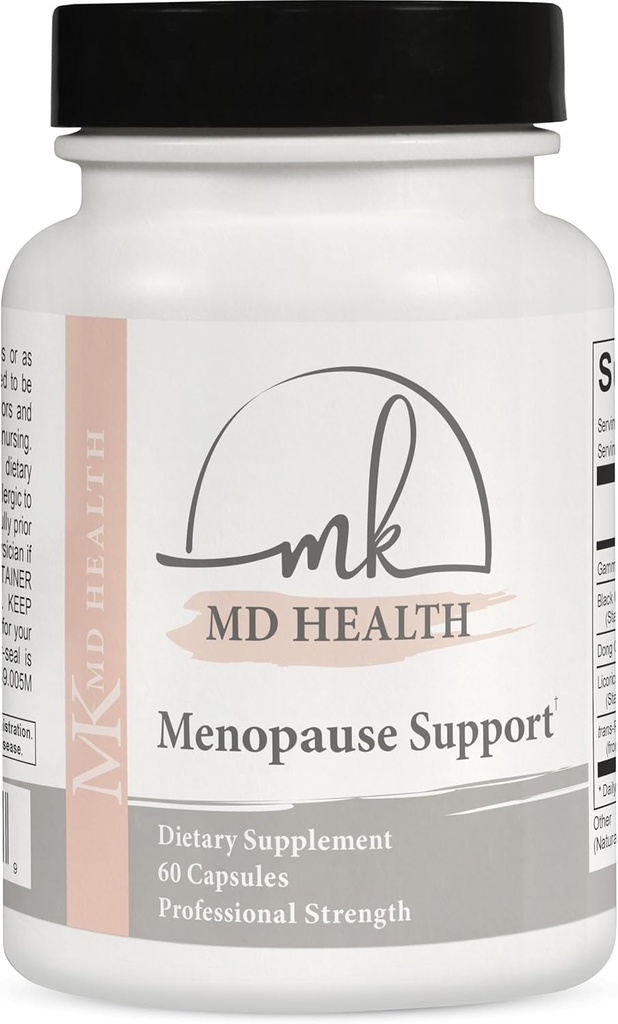 OBGYN Utvecklad naturlig klimakteriet Support Supplement for Relief from Symptom på klimakteriet och Perimenopause, 60 Count