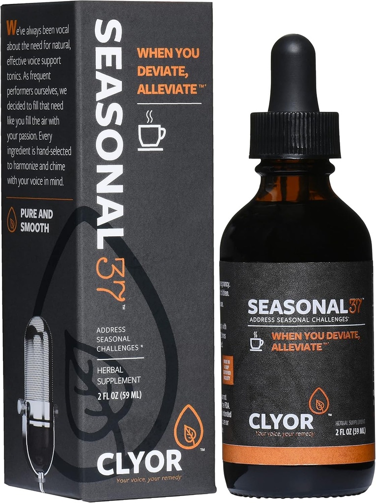 Seasonal37 - Herbal Cold Relief Remedy | All Natural Immune Booster | Skär din kalla tid i hälften.