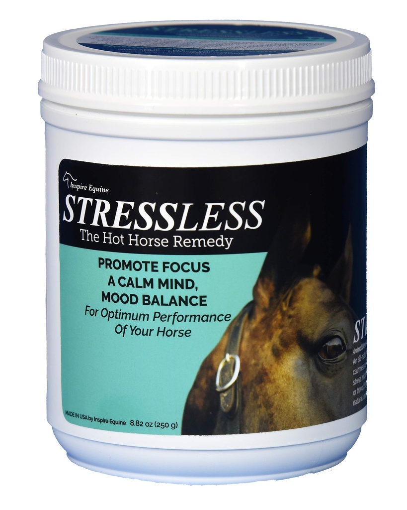 StressLess Hot Horse Supplement - 60 Day Supply - Främjar lugn och fokus - All Natural