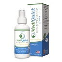 MediQuick Antiseptic Spray Mist 4 Fl Oz | Hud & Sår Repair First Aid Spray för Burns & Cuts med 12 timmars åtgärd | Hjälper till att läka Acne Rash Eczema Itch Bites & More | Säkert sårtvätt med ingen Sting