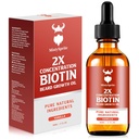 Beard Growth Oil - 2X Concentration Biotin för Män (2 oz) - Naturligt med Argan, Jojoba och Vitamin, Tillväxt Softener, Moisturizer (Vanilla)