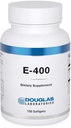 Douglas Laboratories E-400 | Vitamin E för antioxidantskydd och kardiovaskulärt stöd | 100 kapslar